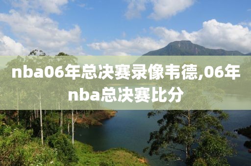 nba06年总决赛录像韦德,06年nba总决赛比分