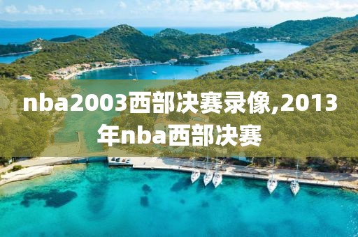nba2003西部决赛录像,2013年nba西部决赛